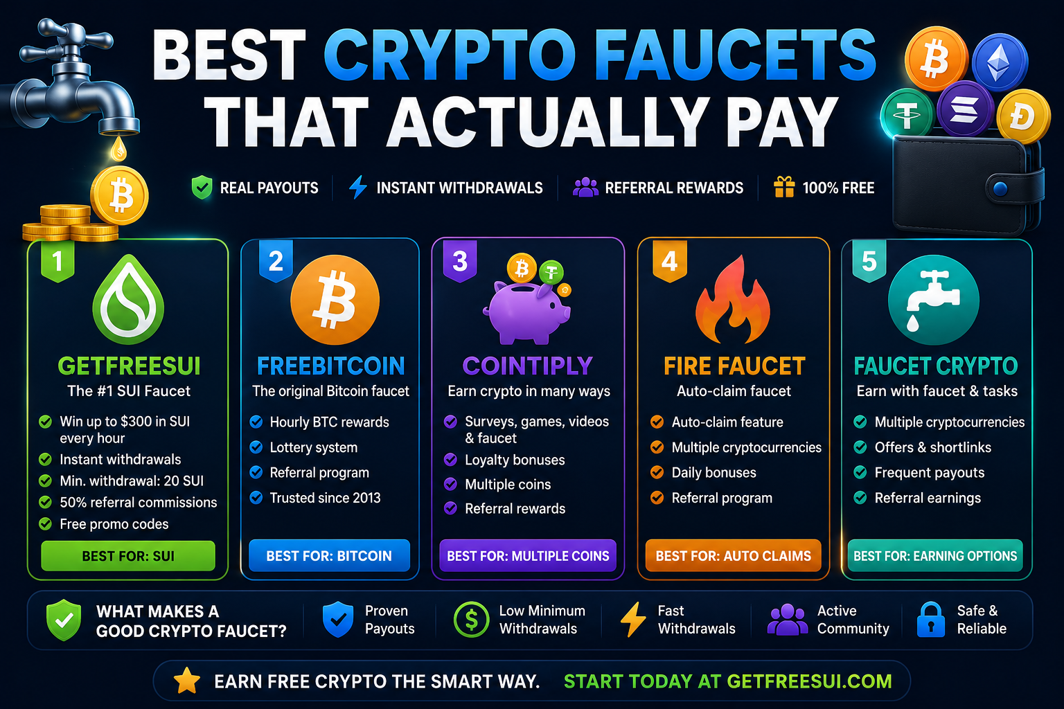 Best Crypto Faucets That Actually Pay