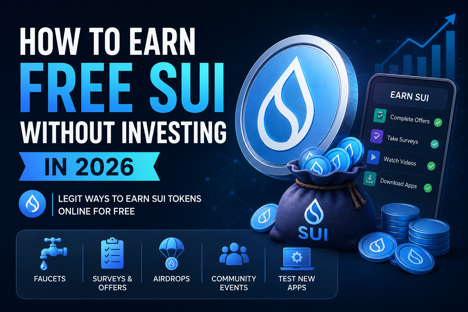 How to Earn Free SUI Without Investing in 2026 (Complete Guide)