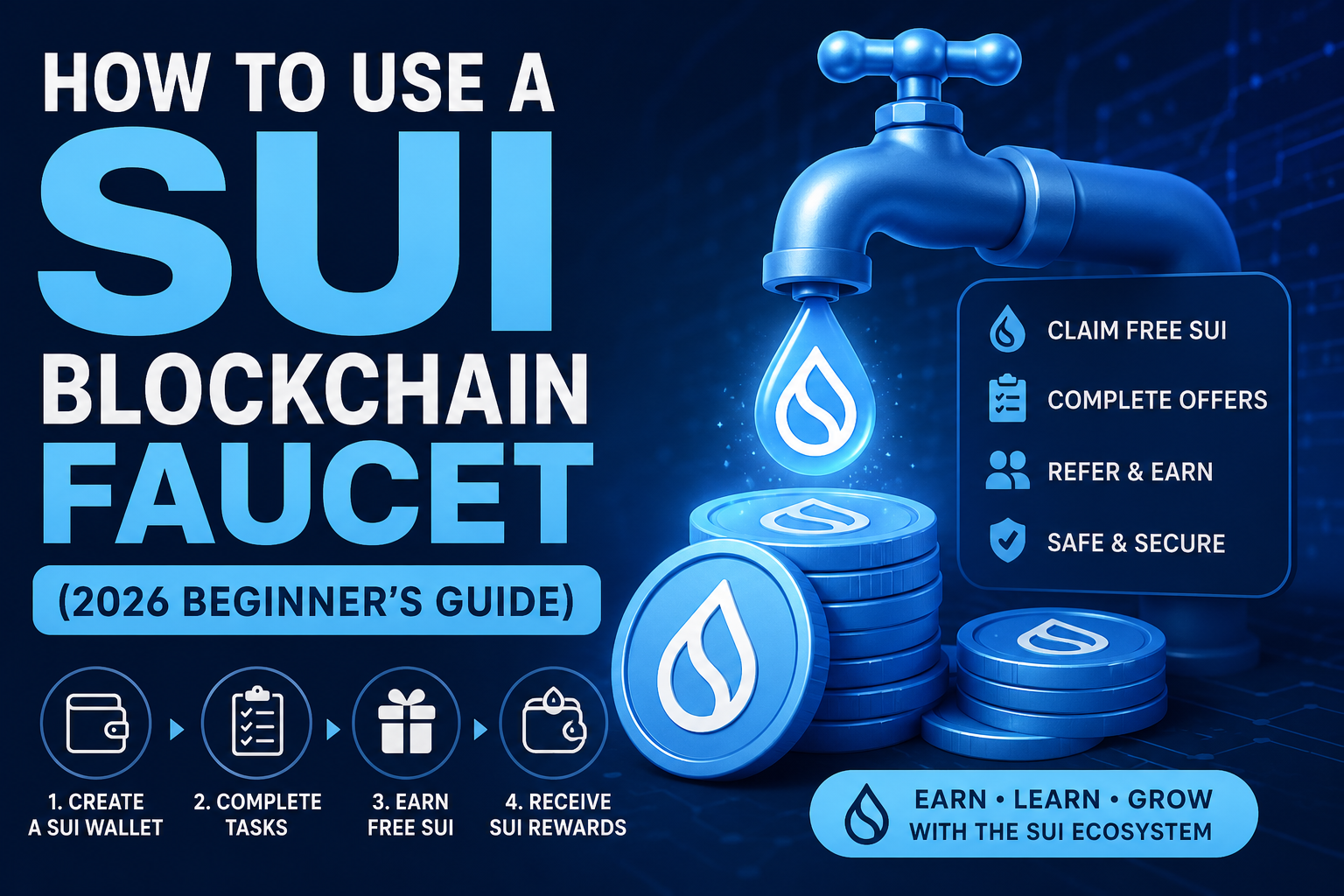 How to Use a SUI Blockchain Faucet (2026 Beginner's Guide)