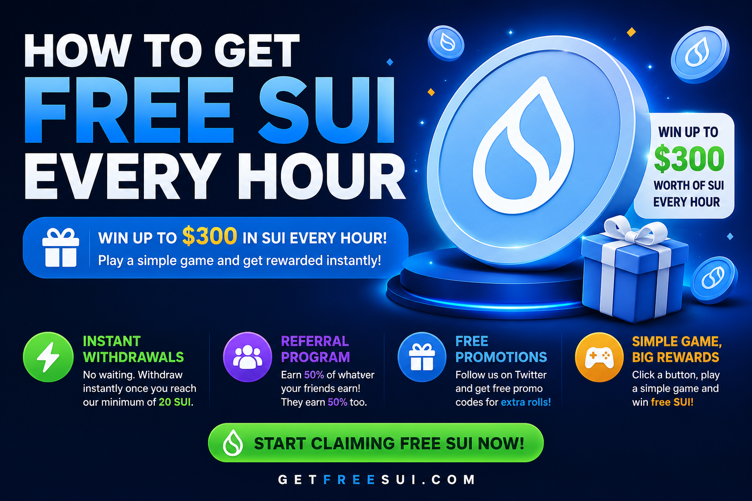 How to get free SUI?
